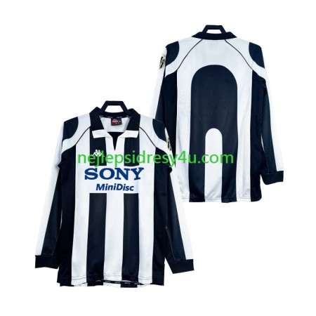 Fotbalový Dres Juventus Retro Domácí 1997 1998 Dlouhý Rukáv